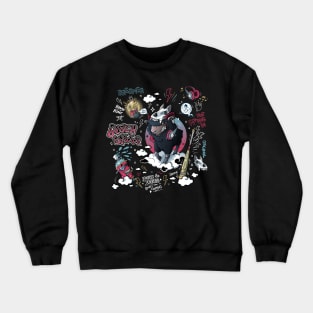 Black sheep pattern Crewneck Sweatshirt